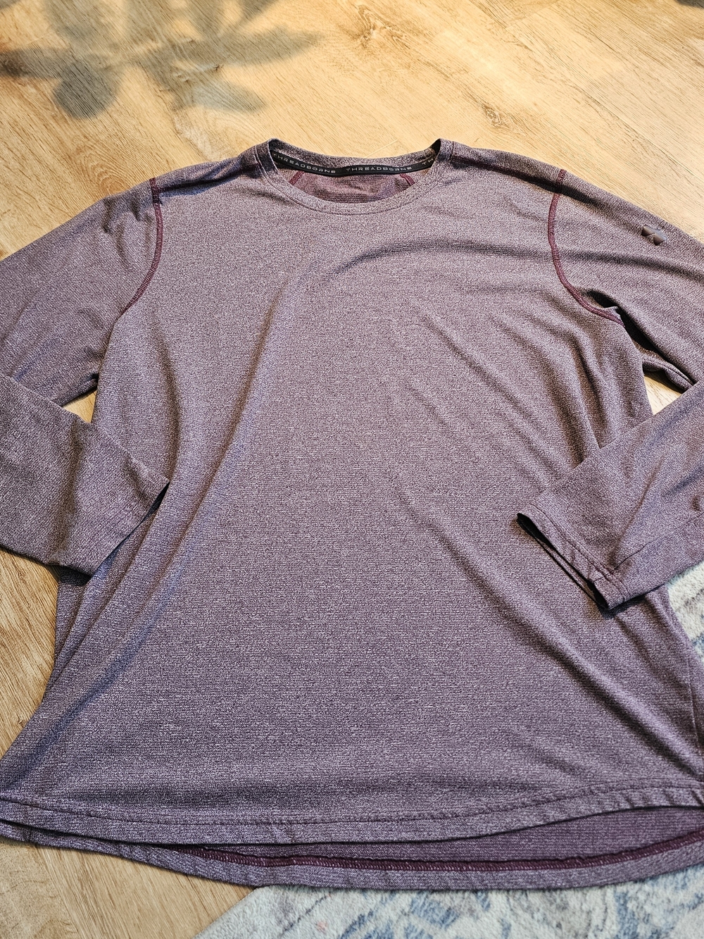 Under Armour Men's Long Sleeve Performance Tee - Plum Heather
